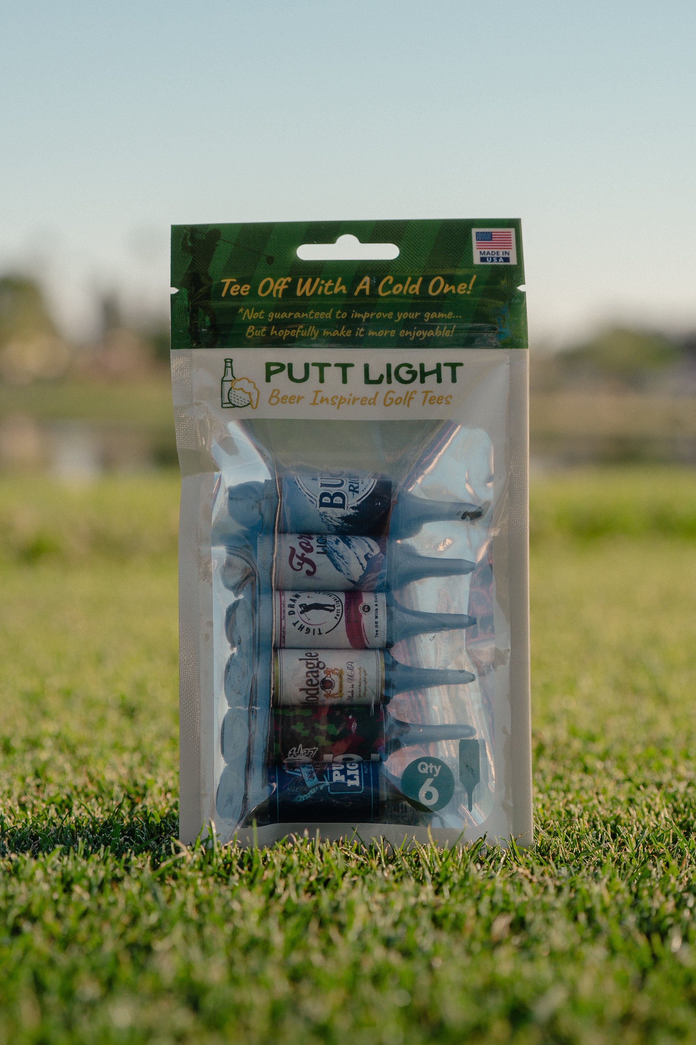 Beer Can Golf Tee (Variety Pack)